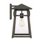 Quoizel Merle 1-Light Burnished Bronze Outdoor Wall Lantern MRL8409BBR - alternate 4